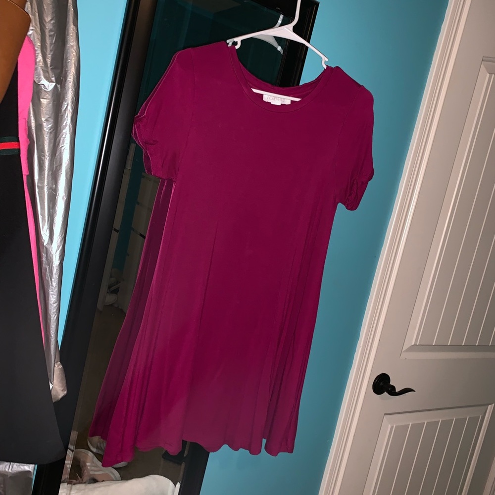 Dark purple forever 21 T-shirt dress